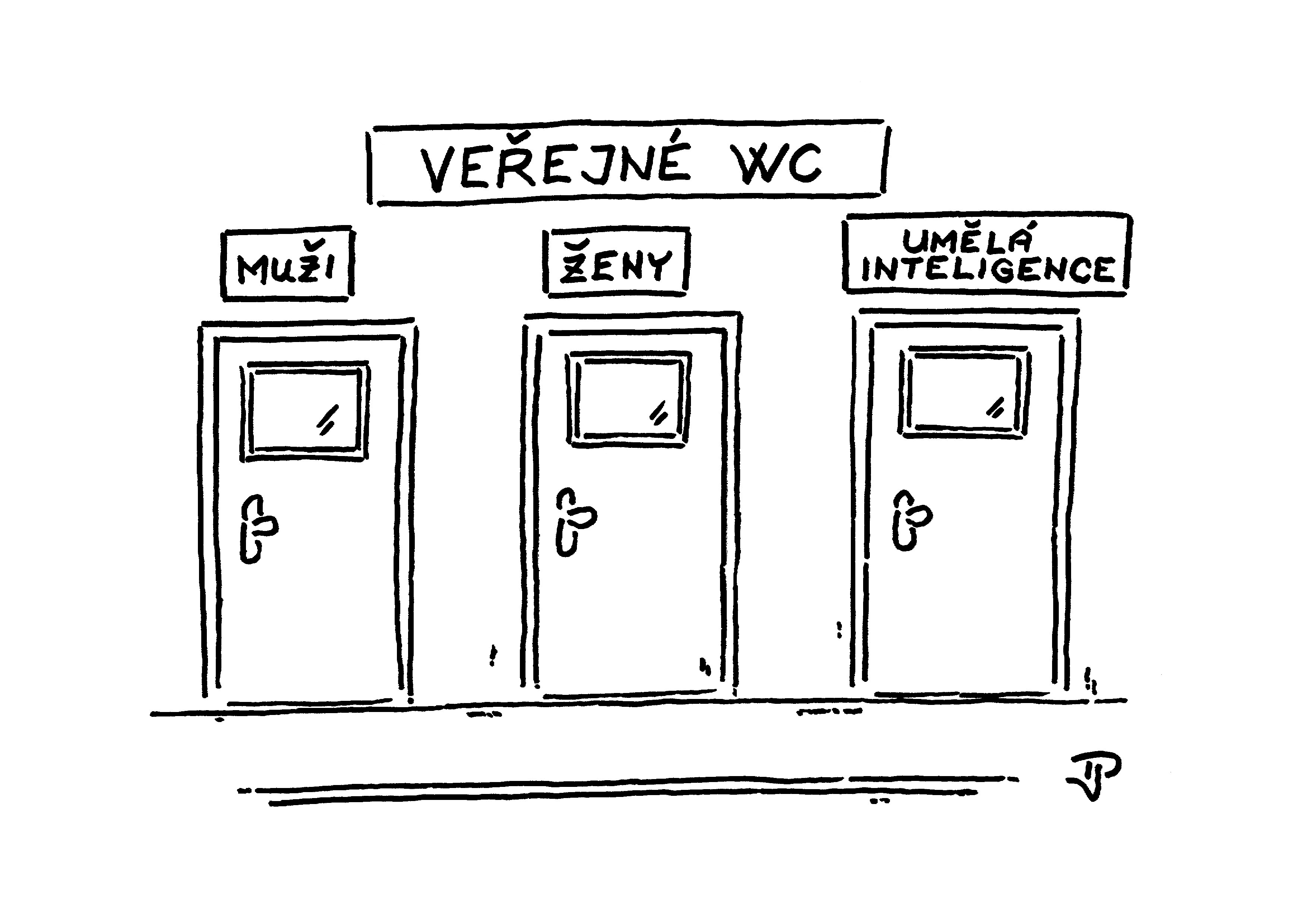 Veřejné WC - umělá inteligence